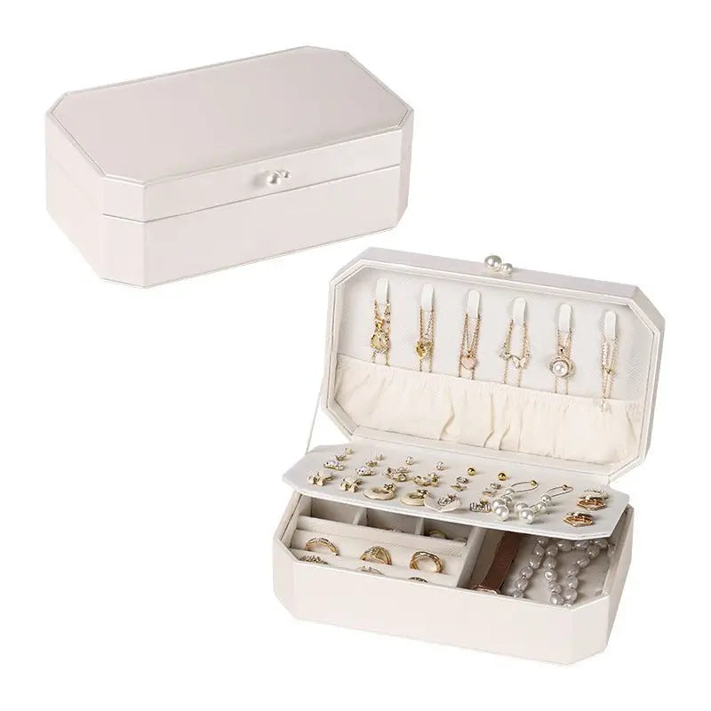 PU leather multi-layer large capacity jewelry box - Blade & Thread