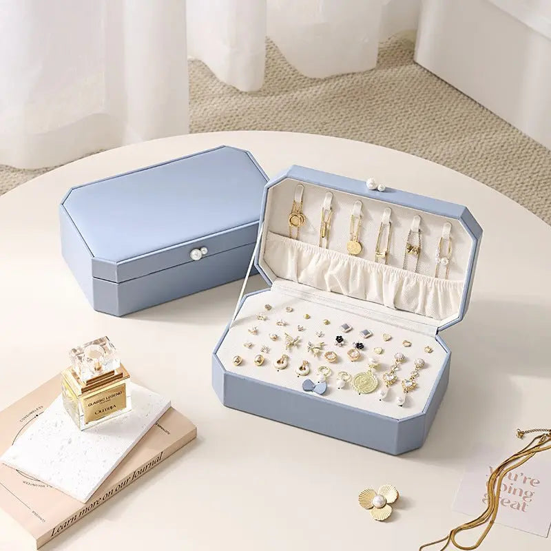 PU leather multi-layer large capacity jewelry box - Blade & Thread