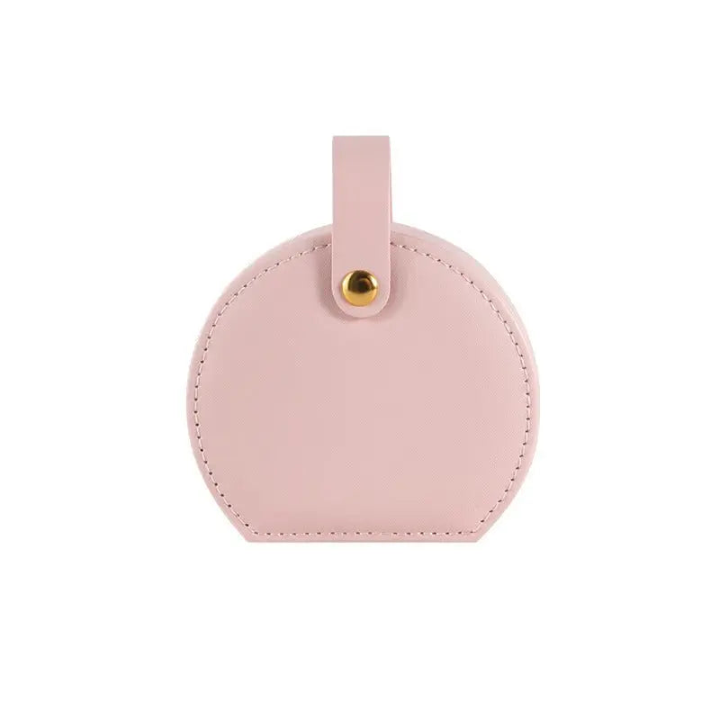 PU leather portable round jewelry box - Blade & Thread