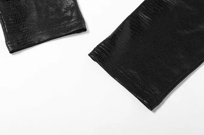 PU Leather Sleeveless Turtleneck Zipper Women Jumpsuit 2022 Casual Street Style Sports Fitness - Blade & Thread