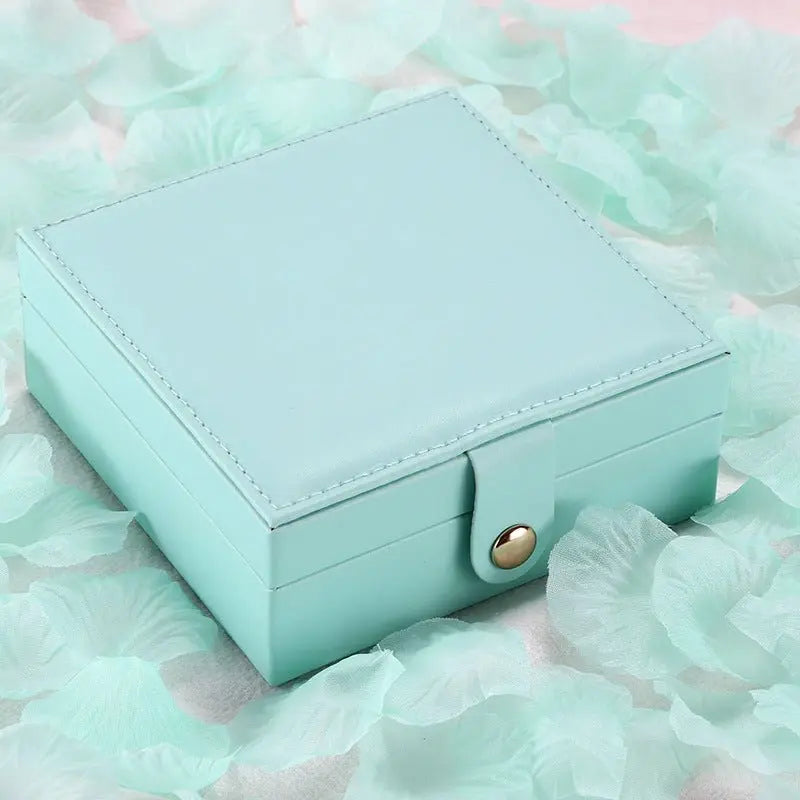 PU leather square jewelry box - Blade & Thread