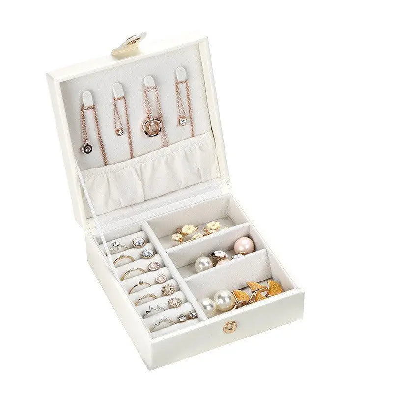 PU leather square jewelry box - Blade & Thread