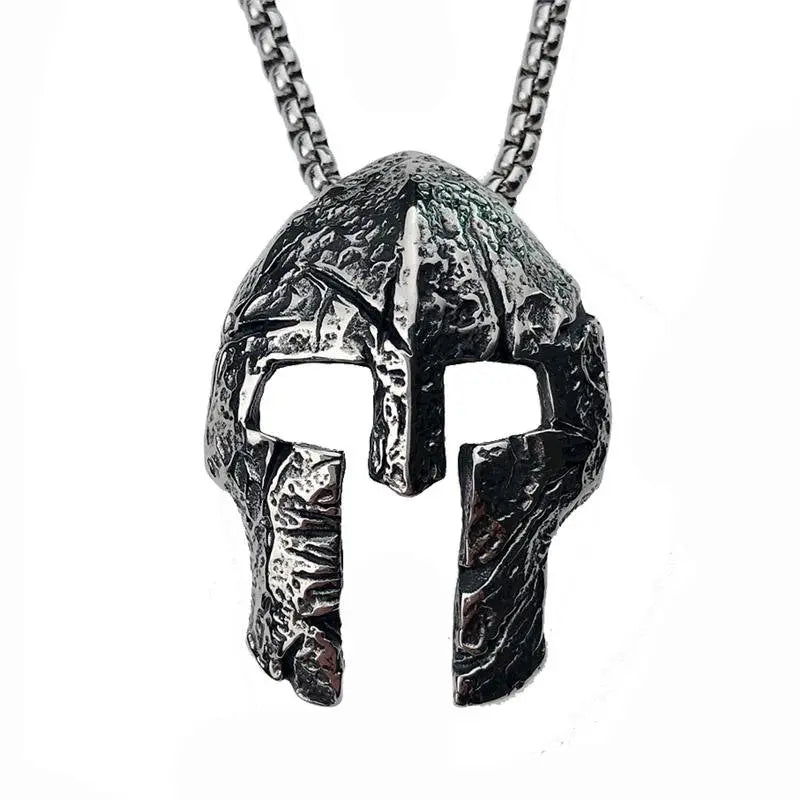 Punk Ghost Skull Mask Pendant Necklace Cool Men's Rock Party Jewelry - Blade & Thread