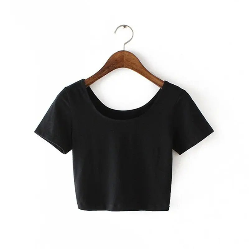 Punk Vintage Rhinestone Spider Goth Graphic T Shirt Women Y2k Style Crop Top O-neck Tshirt - Blade & Thread