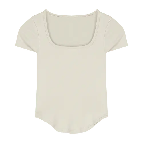 Pure Color Slim Short Sleeve Tees Women 2022 Summer Y2k Crop Fashion Sexy Blouse - Blade & Thread