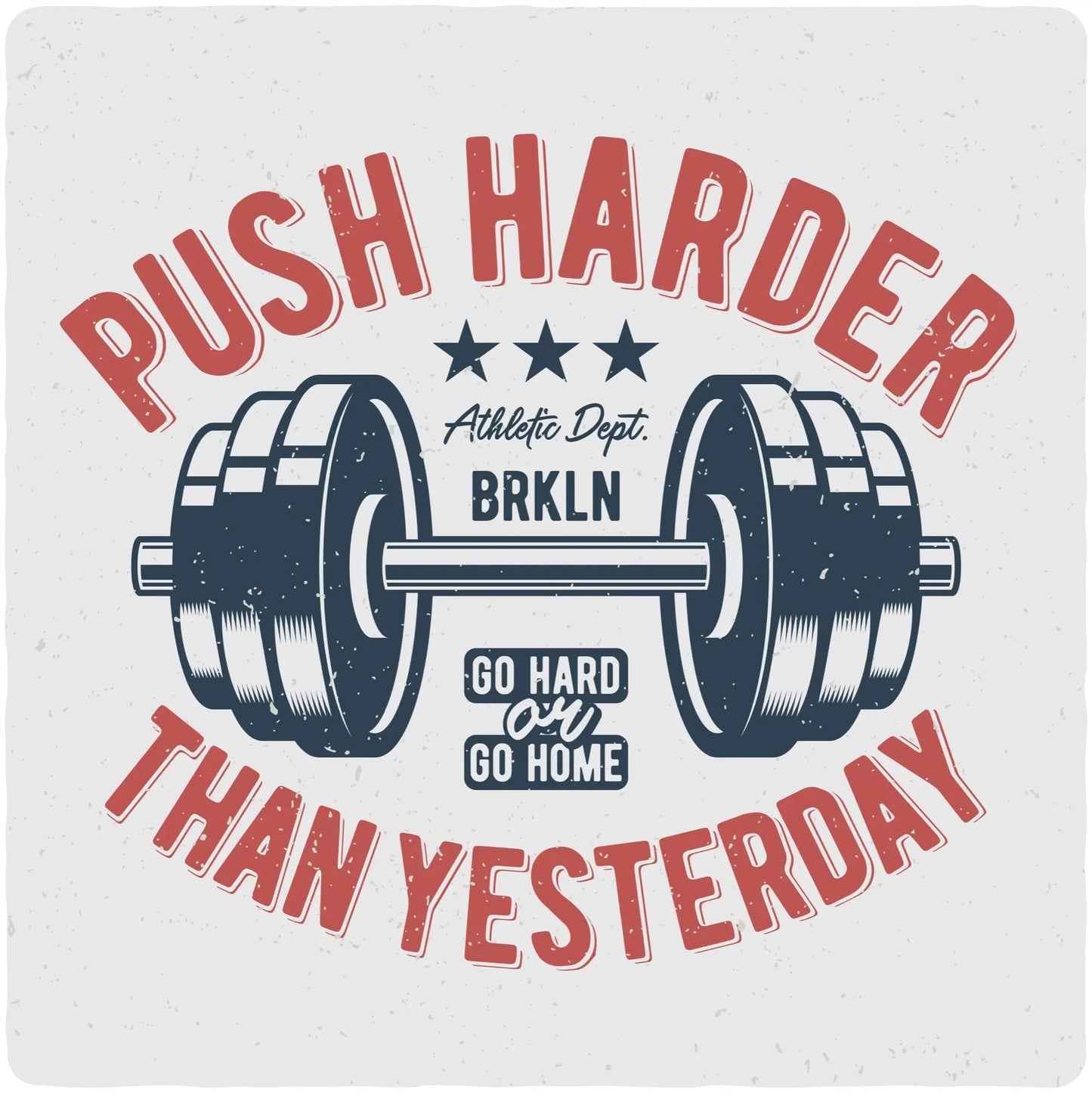 Push Harder Men's Bamboo Viscose/Organic Cotton Short Sleeve Graphic T-Shirt Spun Bamboo