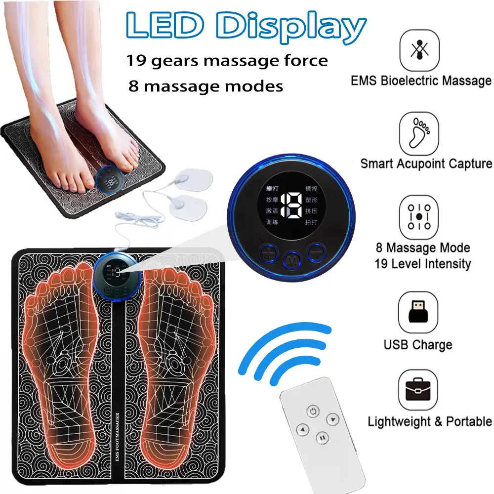 Rechargeable Foot Massage Pad - Blade & Thread