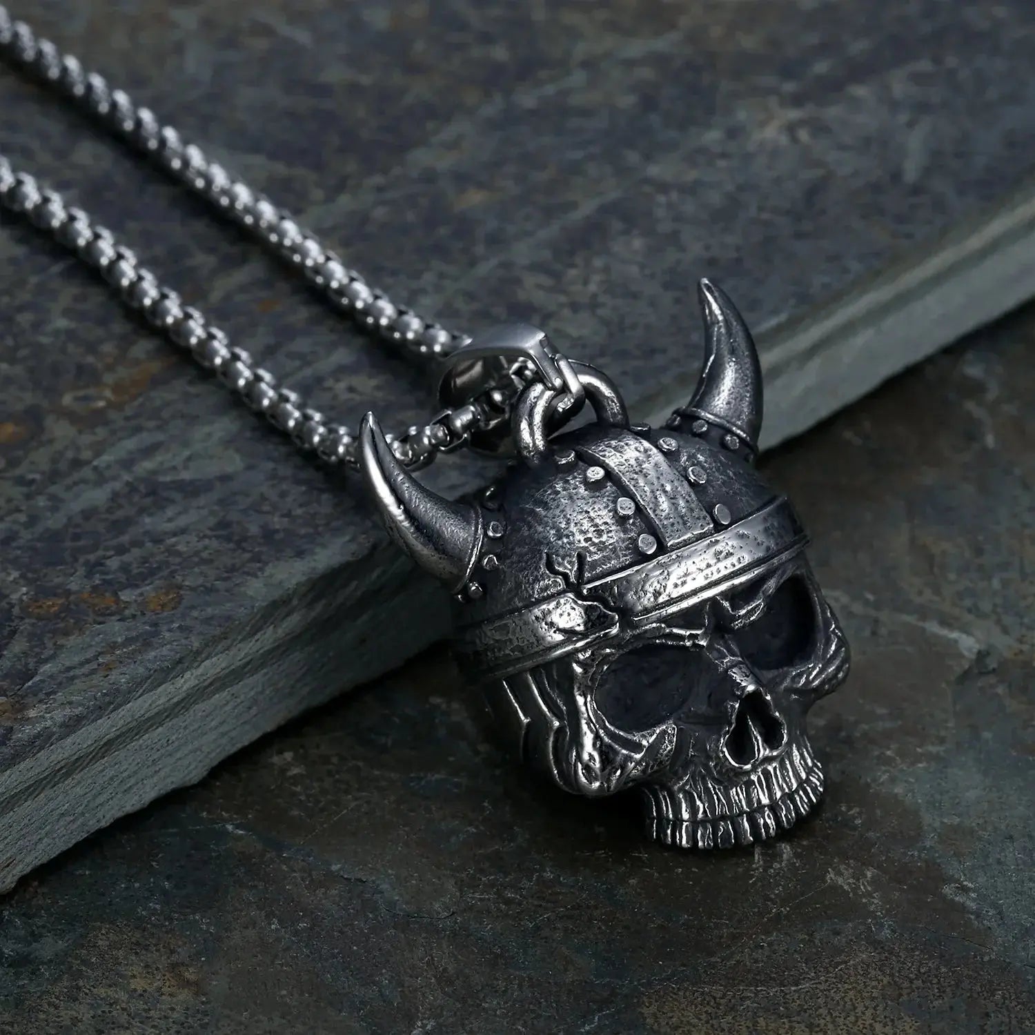 Red Cross Silver-Plated Wings Motorcycle Bell Pendant Necklace - Blade & Thread
