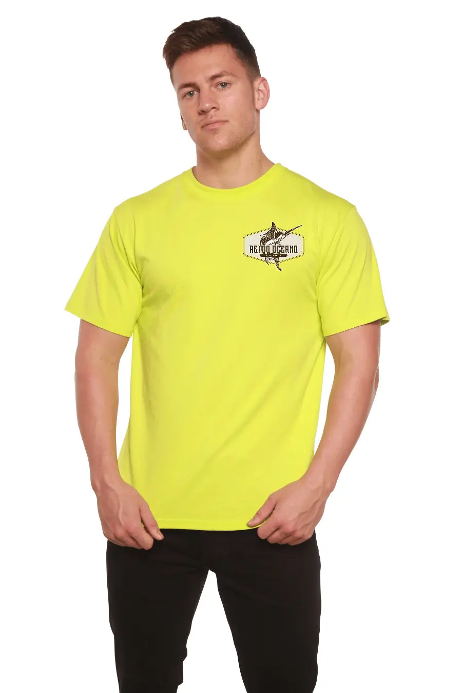 Rei do Oceano Men's Bamboo Short Sleeve Graphic T-Shirt - Blade & Thread