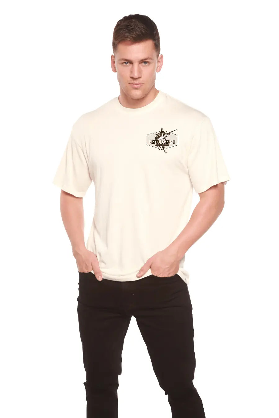 Rei do Oceano Men's Bamboo Short Sleeve Graphic T-Shirt - Blade & Thread
