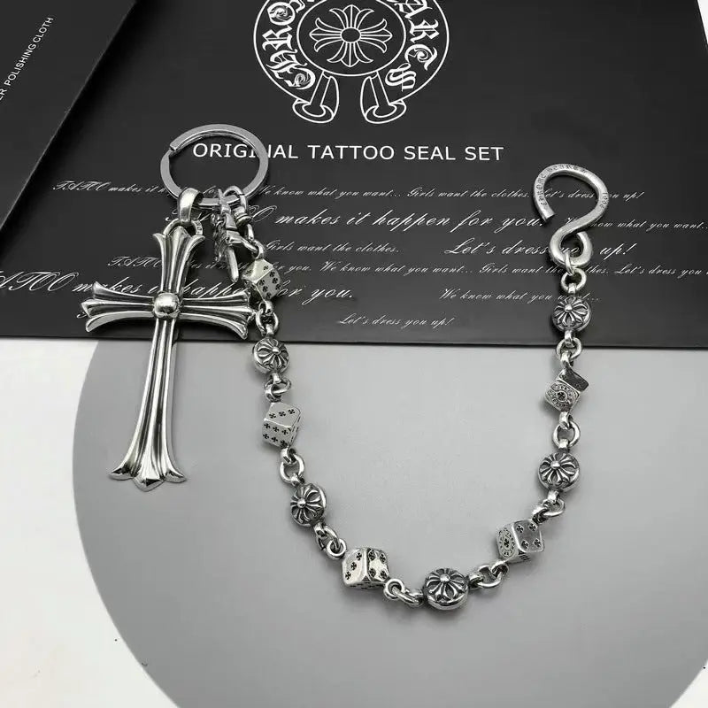 Retro chain waist trouser chain bag chain Key chain Retro dagger - Blade & Thread