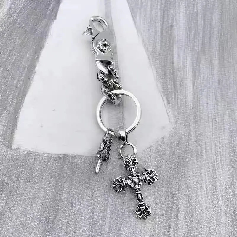 Retro chain waist trouser chain bag chain Key chain Retro dagger - Blade & Thread