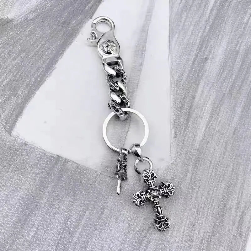 Retro chain waist trouser chain bag chain Key chain Retro dagger - Blade & Thread