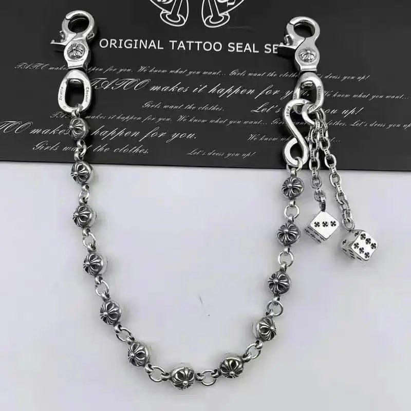 Retro chain waist trouser chain bag chain Key chain Retro dagger - Blade & Thread