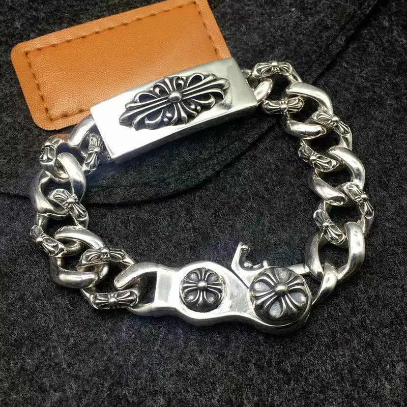 Retro Dagger Bracelet Thick Domineering Cross Bracelet - Blade & Thread