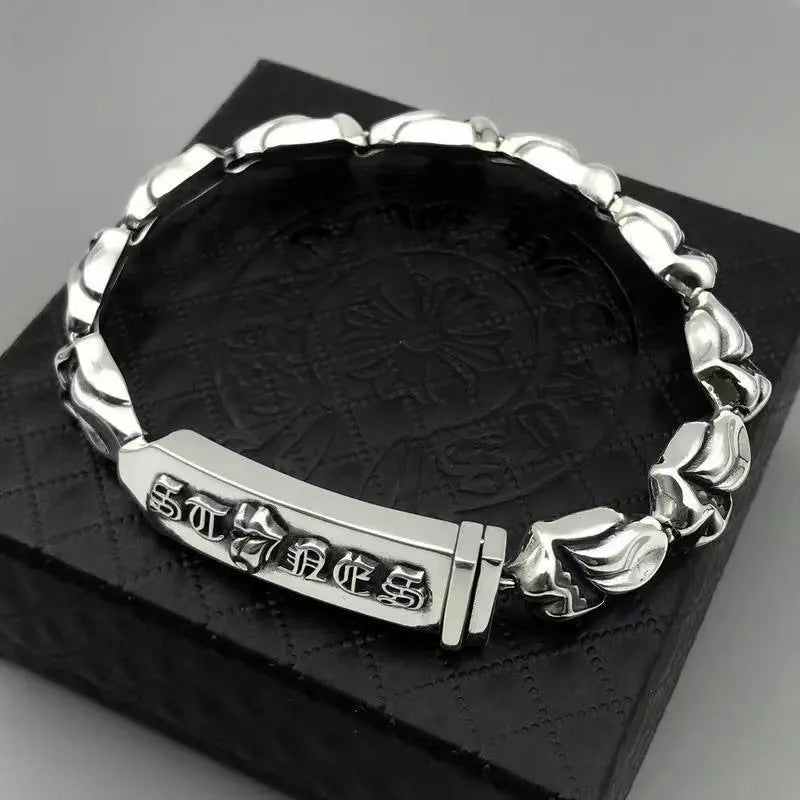 Retro domineering bracelet hip-hop personality men's cross bracelet - Blade & Thread