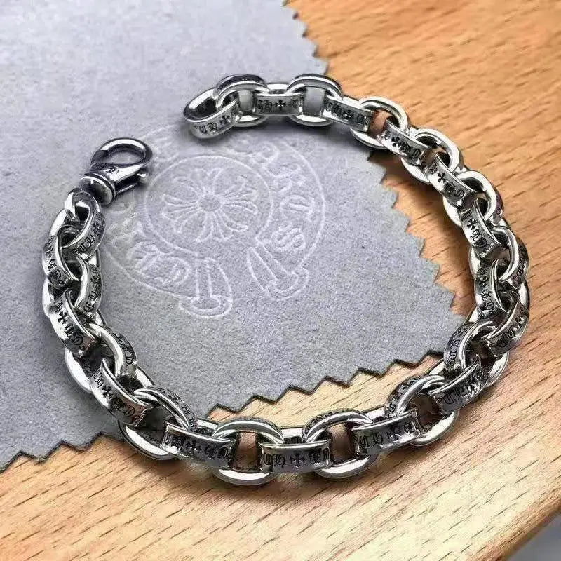 Retro domineering bracelet hip-hop personality men's cross bracelet - Blade & Thread