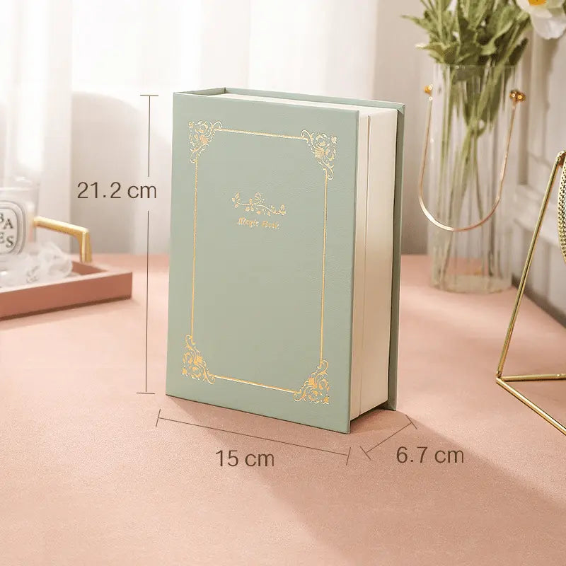 Retro PU leather flip book large-capacity jewelry organizer - Blade & Thread