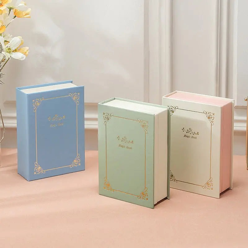 Retro PU leather flip book large-capacity jewelry organizer - Blade & Thread