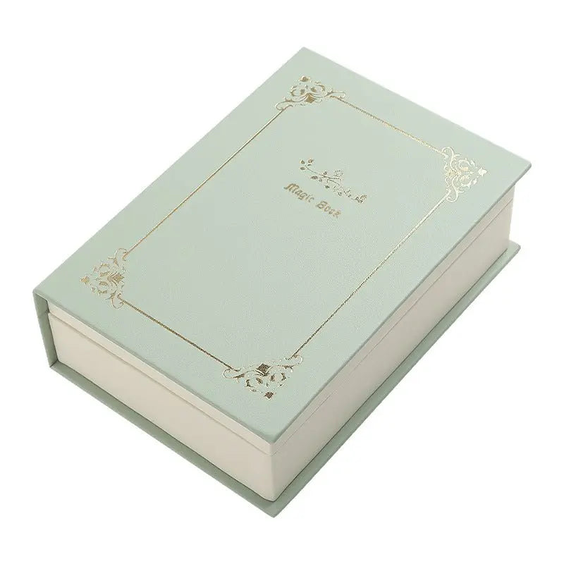 Retro PU leather flip book large-capacity jewelry organizer - Blade & Thread