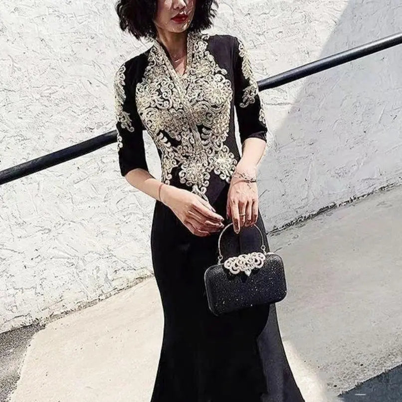Rhinestone Evening Bags Wedding Diamonds Handbags Black Chic Bag With Handle - Blade & Thread