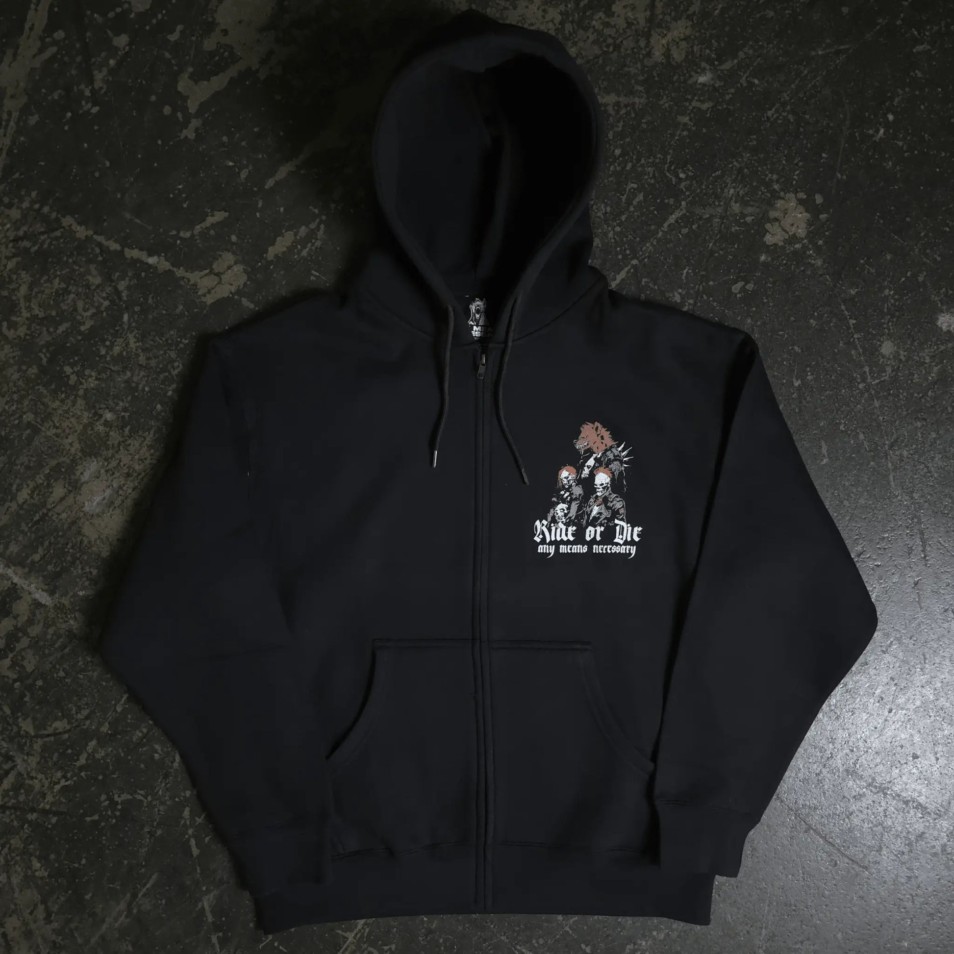 Ride or Die Zip Up Hoodie - Blade & Thread