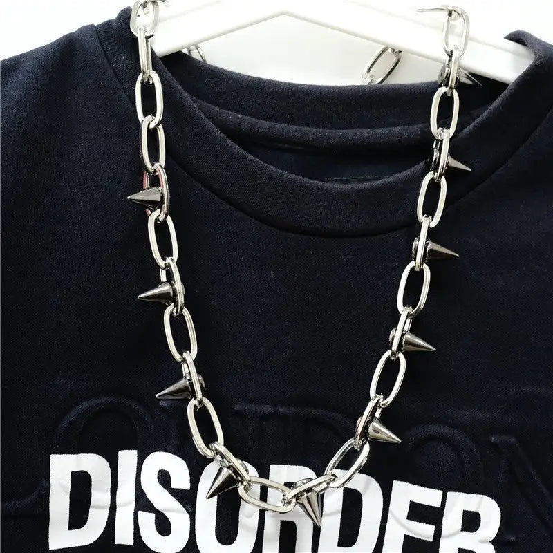 Rivet waist chain punk cool pants chain - Blade & Thread