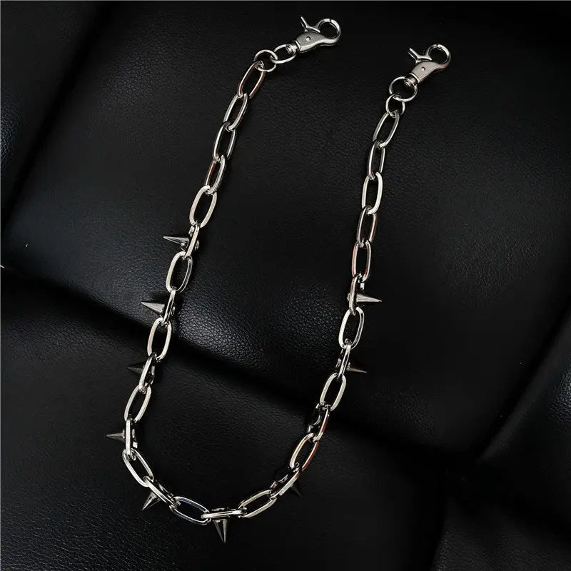 Rivet waist chain punk cool pants chain - Blade & Thread