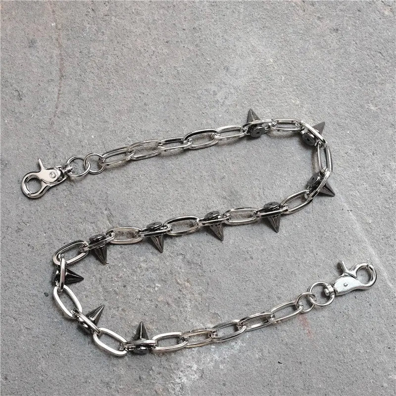 Rivet waist chain punk cool pants chain - Blade & Thread