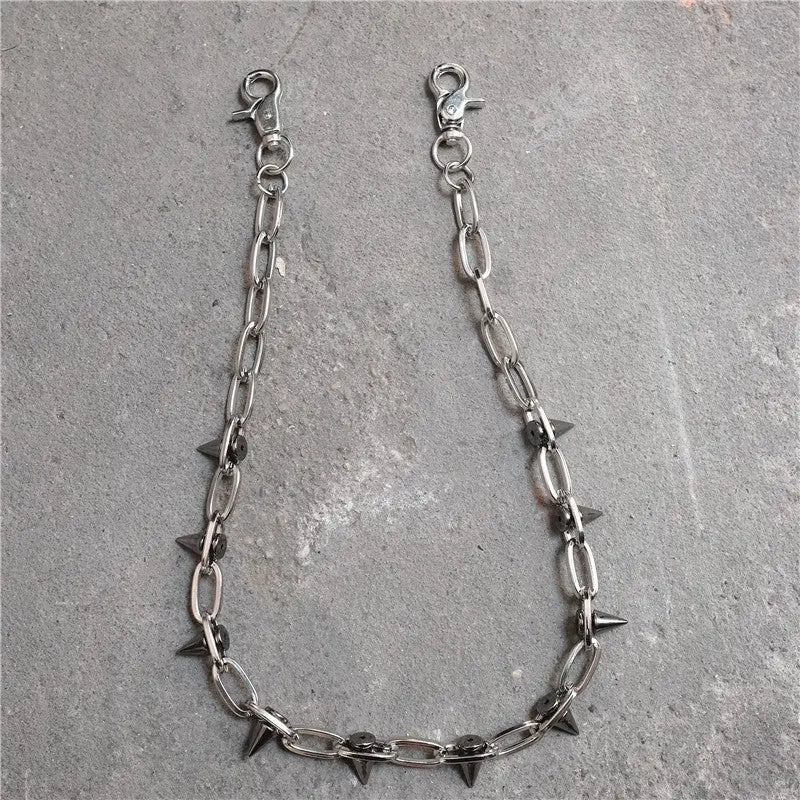 Rivet waist chain punk cool pants chain - Blade & Thread