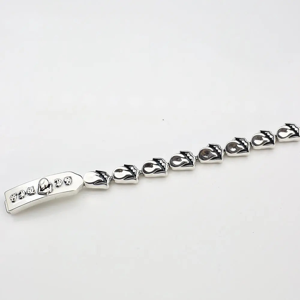 Rolling Stone Tongue Patchwork Bracelet - Blade & Thread