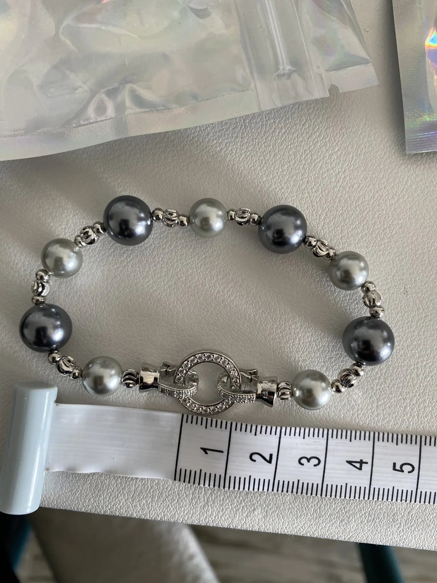 rosary necklace Tahitian pearl necklace - Blade & Thread
