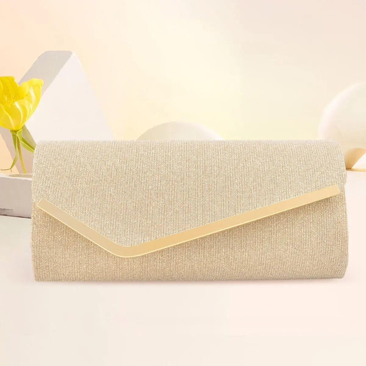 Round bottom metal flap versatile cosmetic bag - Blade & Thread