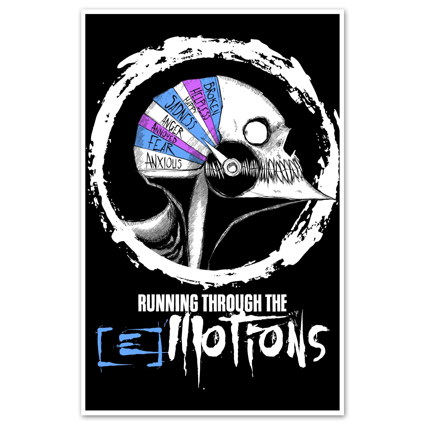 Running Emotions Print Any Means Necessary Clothing