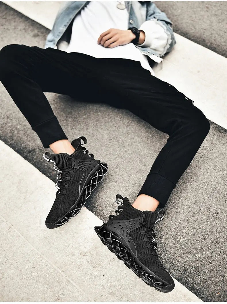 Running Shoes Non Slip Tennis Shoes Fashion Blade Sneakers - Blade & Thread