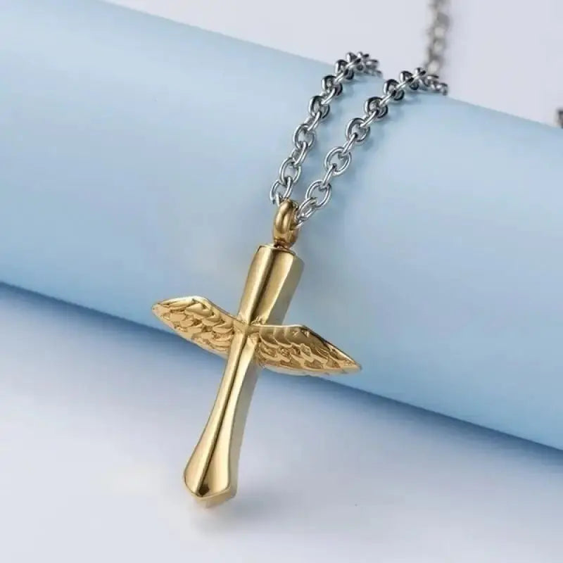 Saint St. Benedict Jesus Cross Pendant Necklace Christian Catholic Amulet - Blade & Thread
