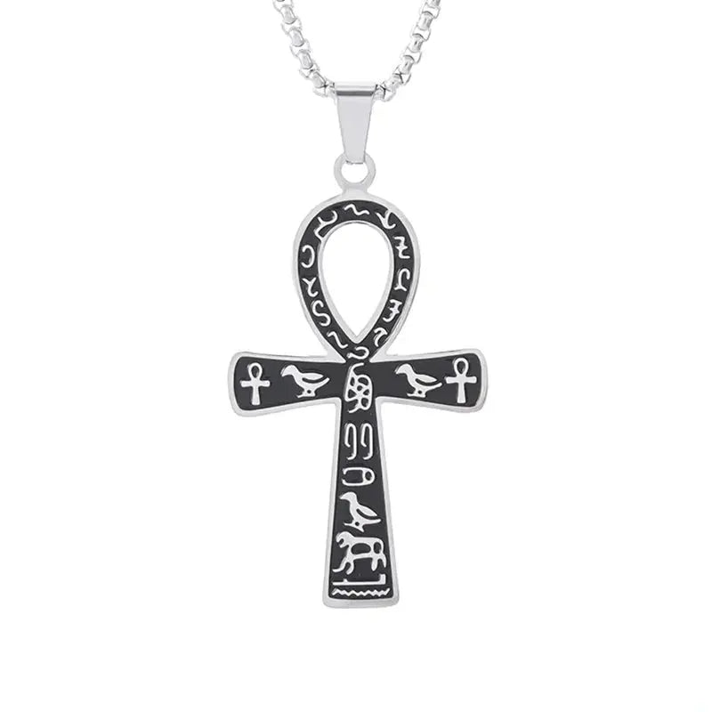 Saint St. Benedict Jesus Cross Pendant Necklace Christian Catholic Amulet - Blade & Thread