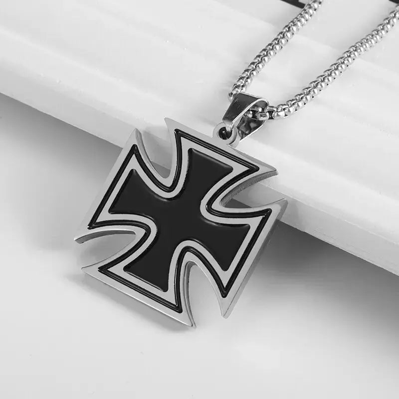 Saint St. Benedict Jesus Cross Pendant Necklace Christian Catholic Amulet - Blade & Thread