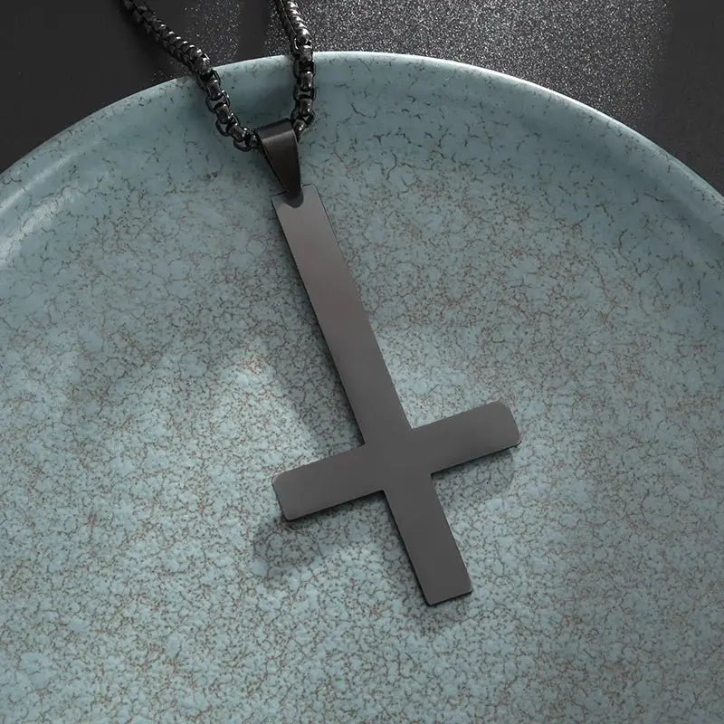 Saint St. Benedict Jesus Cross Pendant Necklace Christian Catholic Amulet - Blade & Thread