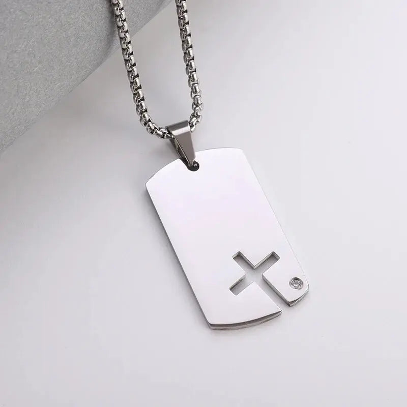 Saint St. Benedict Jesus Cross Pendant Necklace Christian Catholic Amulet - Blade & Thread
