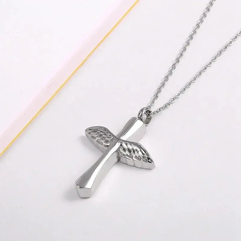Saint St. Benedict Jesus Cross Pendant Necklace Christian Catholic Amulet - Blade & Thread