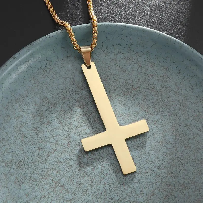 Saint St. Benedict Jesus Cross Pendant Necklace Christian Catholic Amulet - Blade & Thread