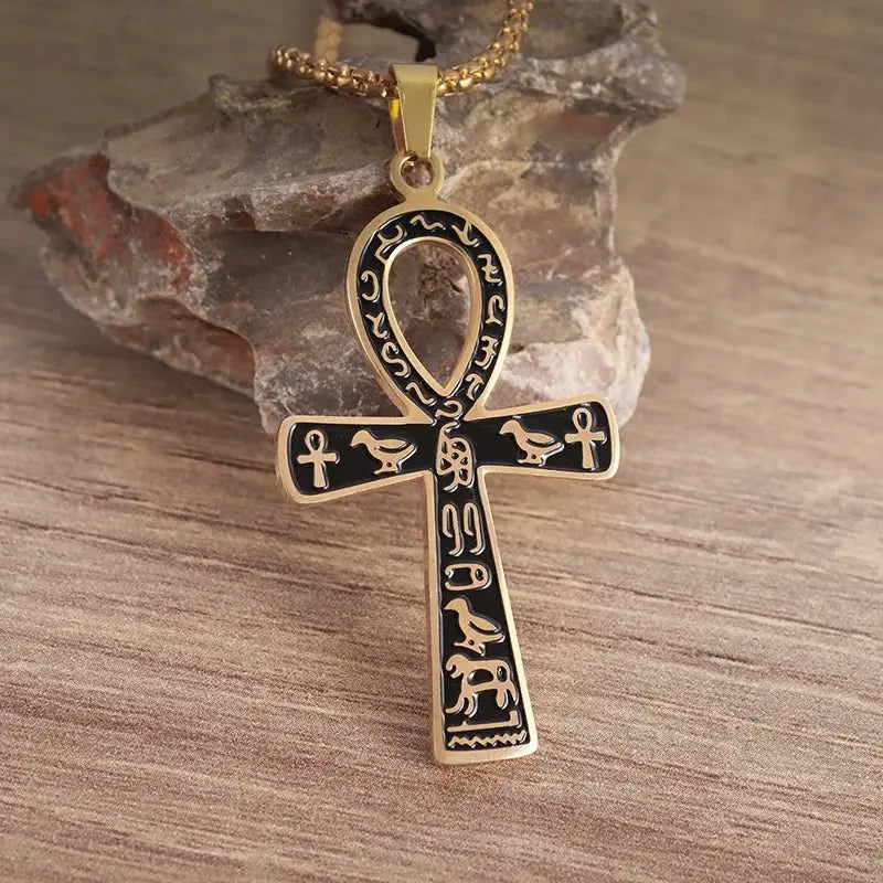 Saint St. Benedict Jesus Cross Pendant Necklace Christian Catholic Amulet - Blade & Thread