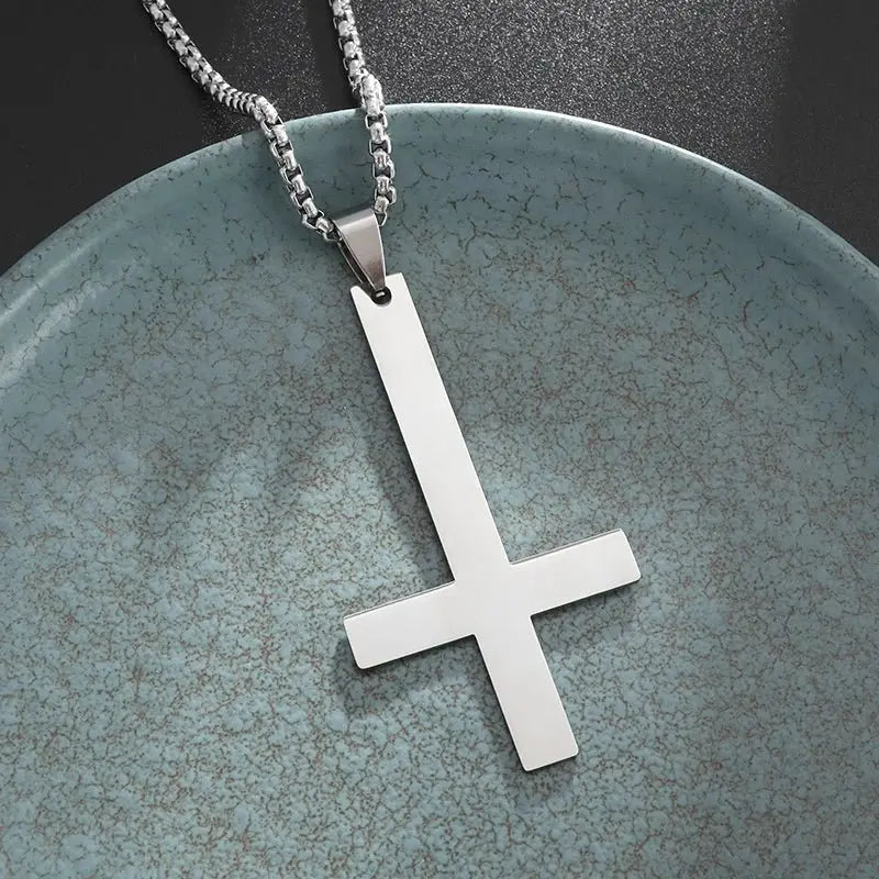 Saint St. Benedict Jesus Cross Pendant Necklace Christian Catholic Amulet - Blade & Thread