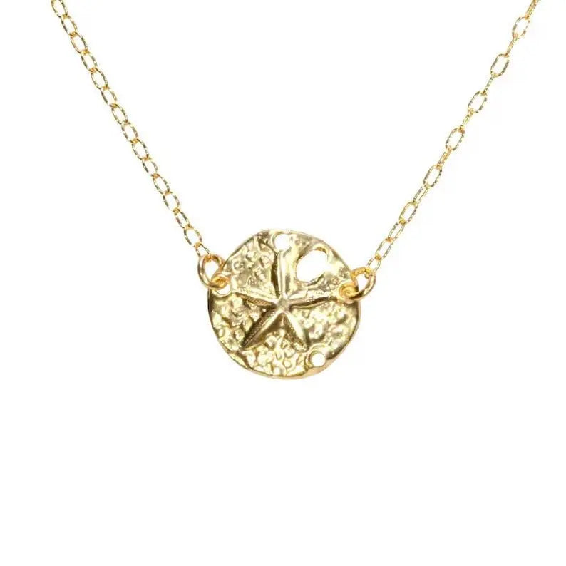 sand dollar necklace - Blade & Thread
