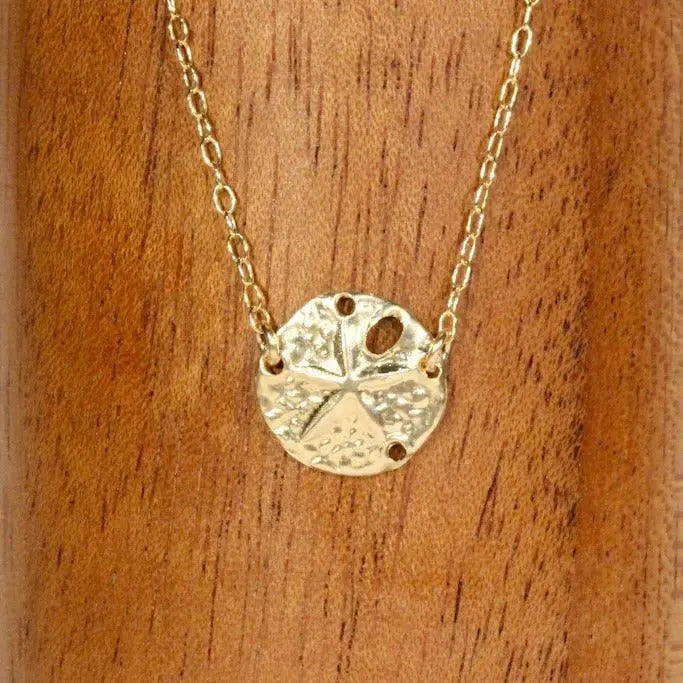 sand dollar necklace - Blade & Thread