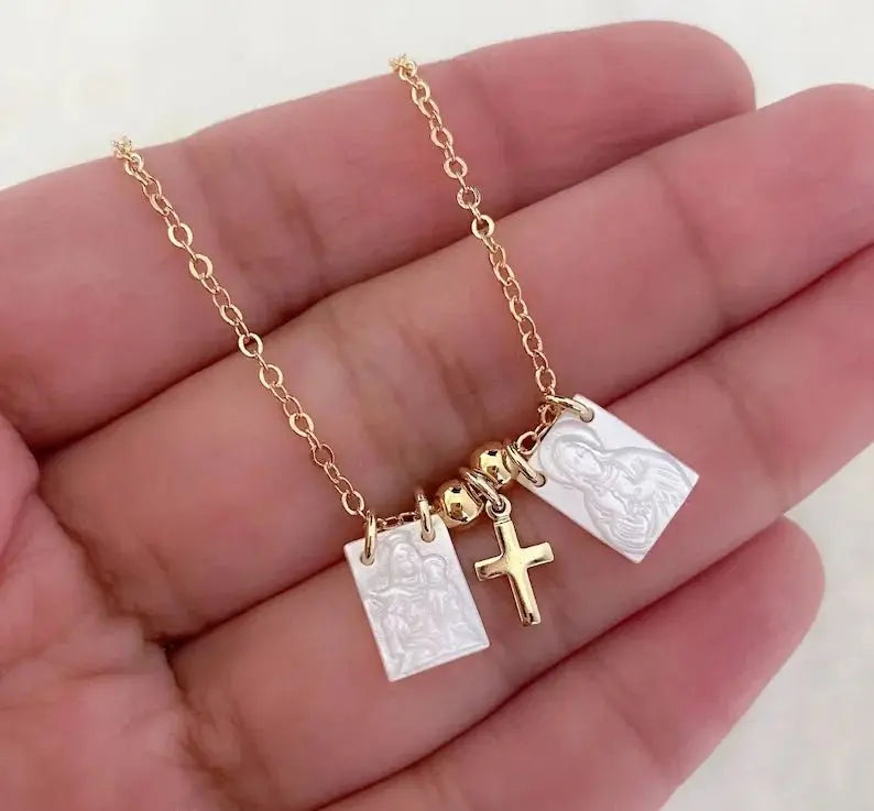 scapular necklace - Blade & Thread