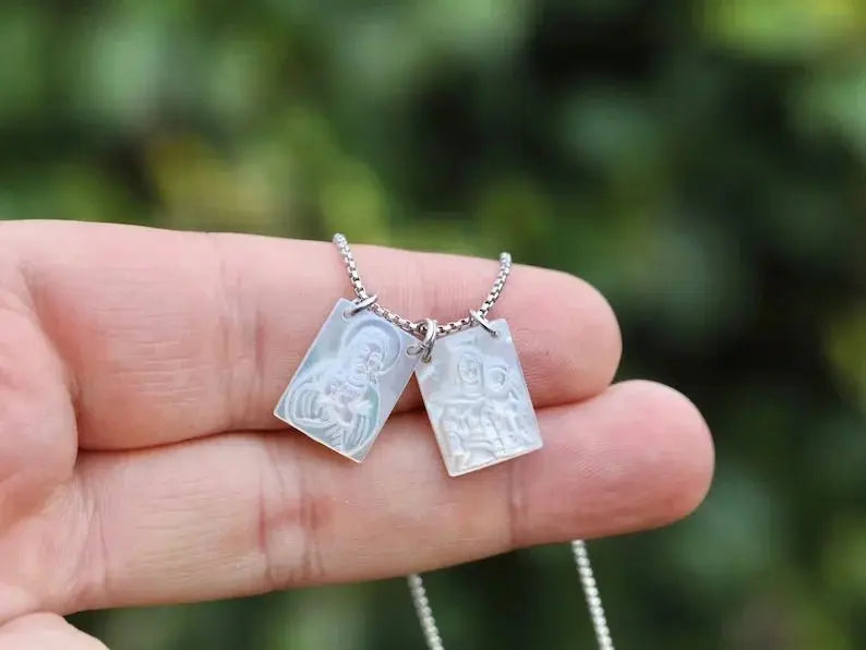 scapular necklace - Blade & Thread