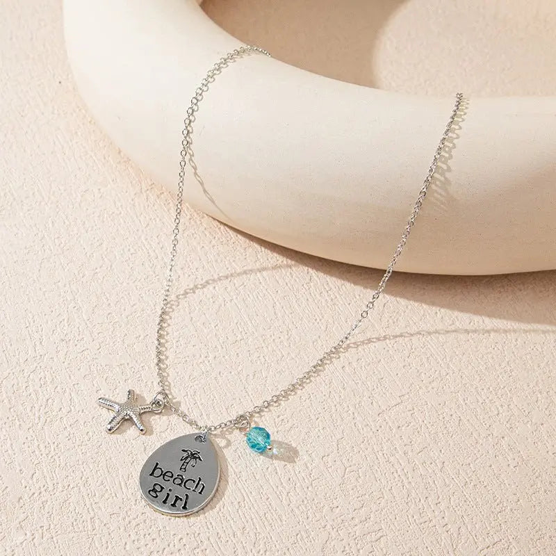 sea glass necklace - Blade & Thread