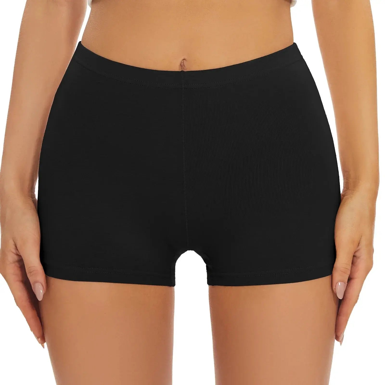 Seamless Boxers Panties Underwear Low Waist Solid Color Breathable Boyshorts - Blade & Thread